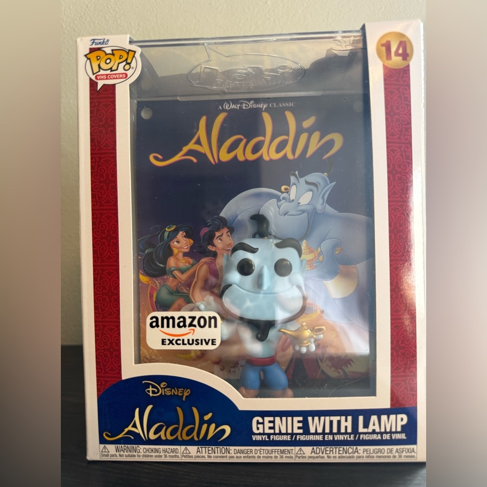 Funko Pop! Aladdin Genie VHS Cover